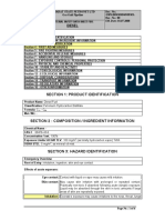 MSDS of Diesel (F)