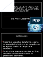 Uso y Abuso Del Enfoque Por Competencias en