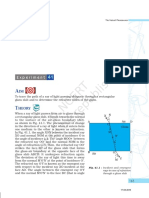 Fig. 41.1: Incident and Emergent Rays in Case of Refraction Through A Glass Slab