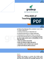 PYQ 2020 of Teaching Aptitude