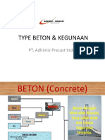 Materi 4 Beton 1 Klasifikasi Dan Methode