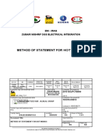 Method of Statement For: Hot Works