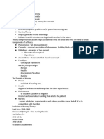 Theoretical Foundation in Nursing Summary