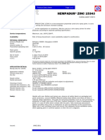 DSA 2011 01590 - HEMPADUR ZINC 15343 Datasheet