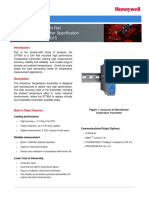 34-TT-03-15 STT650 SmartLine DIN Rail Temperature Transmitter Specification