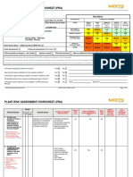 Plant Risk Assessment Worksheet (Pra)