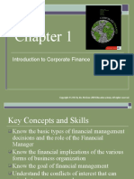 Introduction To Corporate Finance