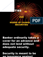 SECURITIES Mode of Charging Securities