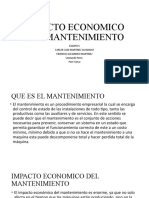 Impacto Economico Del Mantenimiento