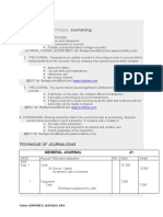 Bookkeeping NC III Accounting Recording Process: Journalizing