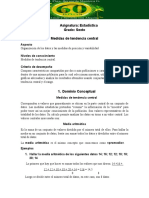 Estadística Grado 6º - Luz Adriana Arango