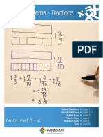 Word Problems - Fractions: Grade Level: 3 - 4