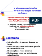 Reúso de Aguas Residuales Tratadas Como Estrategia Nacional de Israel