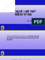 Intensive Care Unit Orientation: Prof. Precy P. Lantin