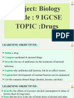 Grade 9 IGCSE DRUGS Resource