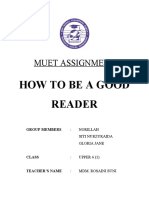 Muet Assignment: Howtobeagood Reader