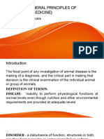 Vmed 101 Principles of Diagnosis