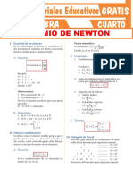 Binomio de Newton para Cuarto Grado de Secundaria