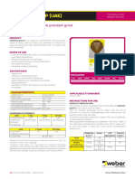 Tec Grout P (UAE) : Cementitious Non-Shrink Precision Grout