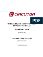 Overcurrent / Ground Fault Protection: MPRB-99-1.0-GF