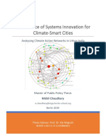 Governance of Systems Innovation For Climate-Smart Cities - 2019