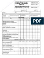 Formato de Autoreporte de Condiciones de Salud para Tareas de Alto Riesgo