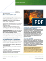 Flame Retardants Fact Sheet (NIH)