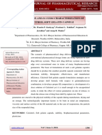 Formulation and In-Vitro Characterization of Calcitriol Soft Gelatin Capsule