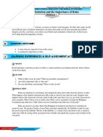 Course Orientation and The Importance of Rules: Chapter 1: Understanding Morality and Moral Standards