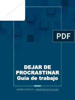 DEJAR DE PROCRASTINAR Guía de Trabajo