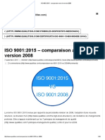 ISO 9001 - 2015 - Comparaison Avec La Version 2008