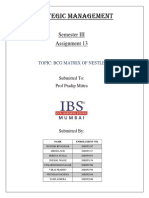 Assig13 - BCG MATRIX - NESTLE-Team 3