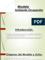 Modelo Persona Ambiente Ocupacion