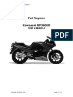 AaaKawasaki GPX 600 R ZX 600 C4 1991 Parts List WWW - Manualedereparatie.info