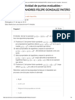 Historial Actividad de Puntos Evaluables Calculo 2 - Escenario 2