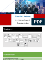 Edexcel A2 Business: 1.1.2 Market Research