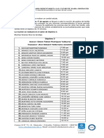 Horarios Reunión de Padres de Familia