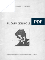 El Caso Dionisio Llanca Roncoroni 1983