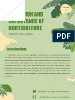 Definition and Importance of Horticulture: Lesson