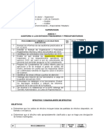 Programa de Auditoria Efectivo y Equivalente de Efectivo