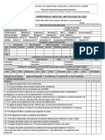 Instrumento Inicio Año Escolar 2021-2022