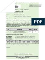 TDR de Prueba de CBR - Huancarcocha