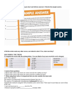 The Sample Answer Describes The Pie Chart and Table in Exercise 2