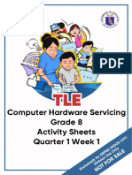 Computer Hardware Servicing Grade 8 Activity Sheets Quarter 1 Week 1