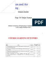 Lecture 1 Air Conditioning and Refrigration 