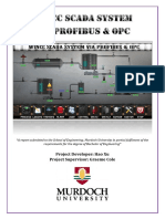 WinCC SCADA System Via Profibus & OPC