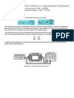 Relatório 12 - Transformadores e Magnetização (Histerese)