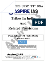 Tribes in India & Related Provisions