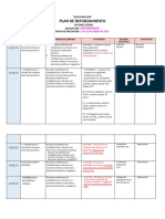 2° Plan de Reforzamiento