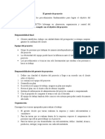 Gerente de Proyectos